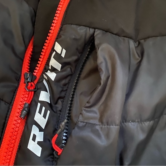 Rev'It! Men's Solar Insulated Ripstop Zip Up Jacket Black Red S‎ - Picture 7 of 12